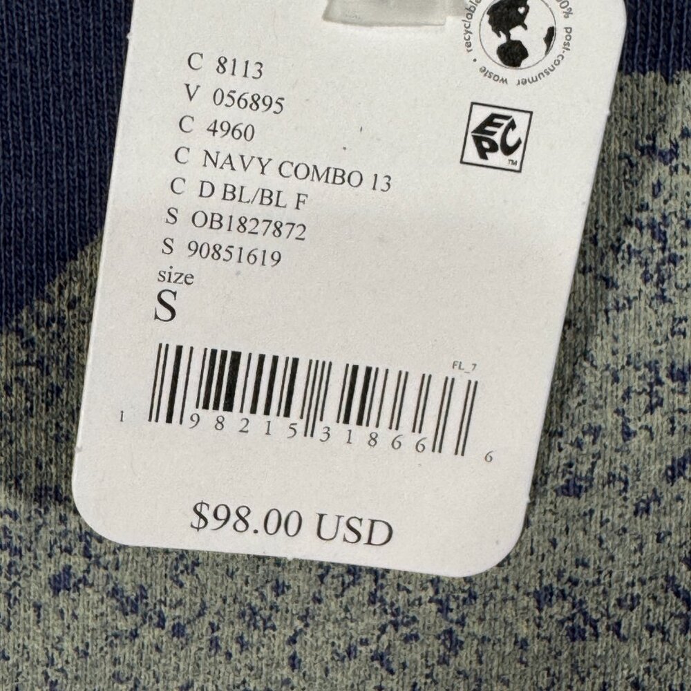 Free People Graphic 13 Camden Sweatshirt Size Small Blue NWT - Picture 7 of 8